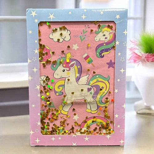 Unicorn Sulu Kapak Not Defteri Çizgili