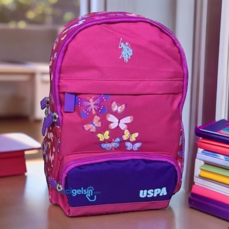 Us Polo Anaokul Çantası Pembe-mor 22169
