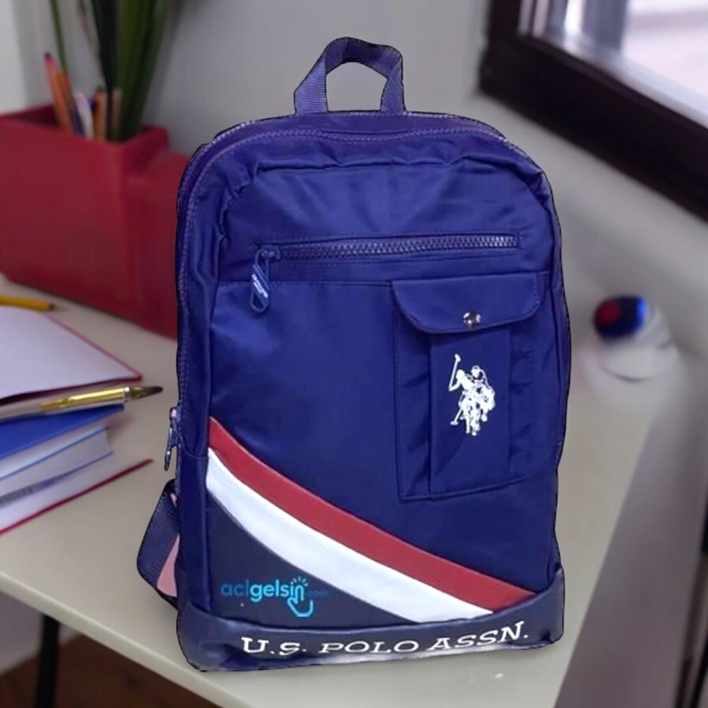 Us Polo Asnn Çok Gözlü Sırt Çantası Lacivert