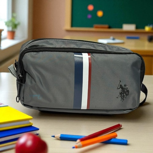 Us Polo Assn Çift Gözlü Kalem Kutusu
