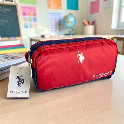 Us Polo Kırmızı Lacivert Kalem Kutu Plklk26120
