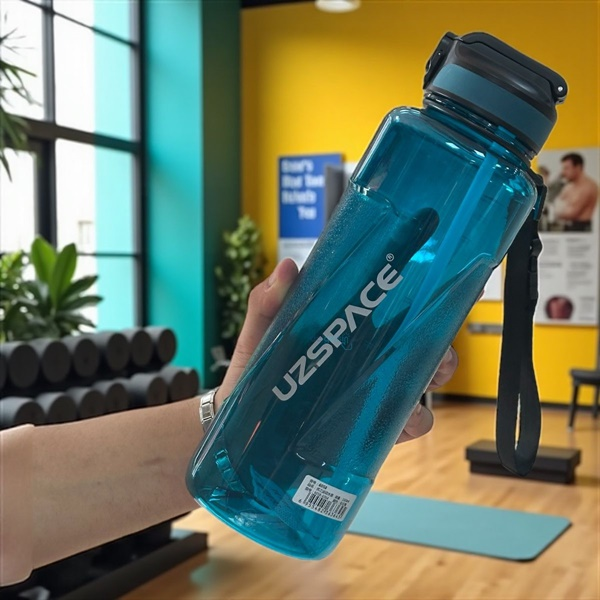 Uzspace Pipetli Trıtan Matara 1500 Ml Turkuaz 6058