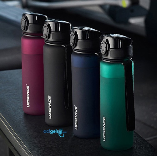Uzspace Trıtan Matara 500 Ml Siyah 3026-2