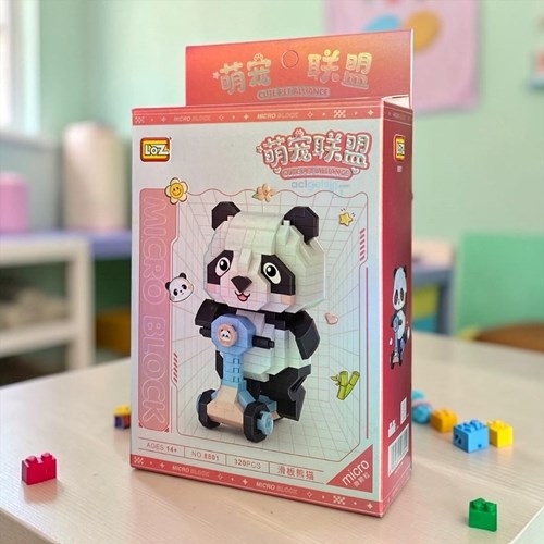 Vagon Loz Panda Scooter 320 Parça 8801