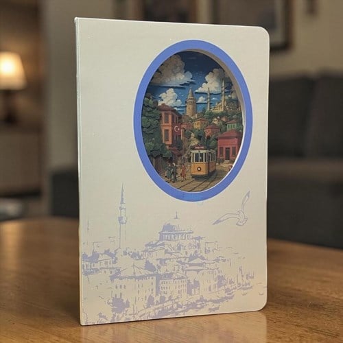 Vagonlife 3d İstanbul Temalı Noktalı Defter 60 Yaprak
