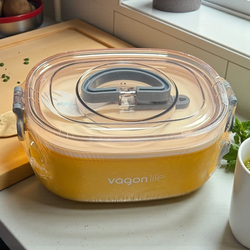 Vagonlife Paslanmaz Çelik Beslenme Kabı 100'ml Orange Vgn540