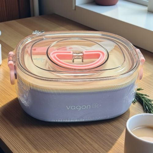 Vagonlife Paslanmaz Çelik Beslenme Kabı 100'ml Lila Vgn540