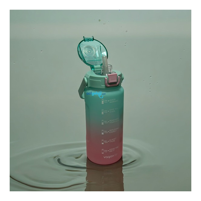 Vagonlife Pipetli Matara 1500 Ml. Pembe