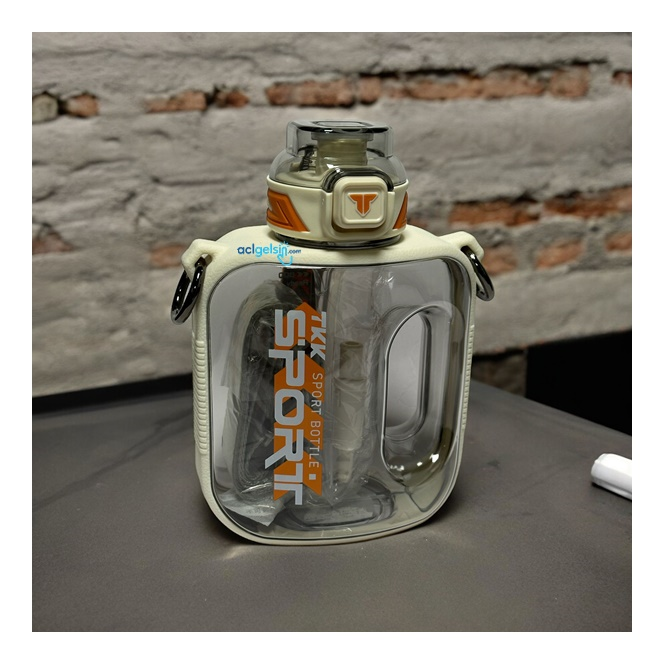 Vagonlife Sporcu Matarası 1000 Ml. Beyaz