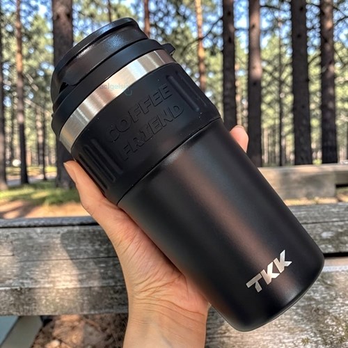 Vagonlife Tkk Çelik Kahve Bardağı 630 Ml Siyah