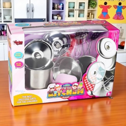 Vardem 8 Parça Çelik Tencere Tava Seti