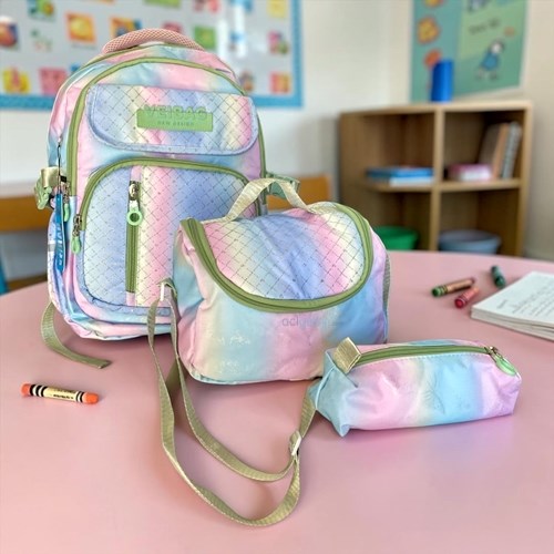 Veibag Crystal Sırt Çantası, Beslenme Çantası Ve Kalemlik Seti 12060