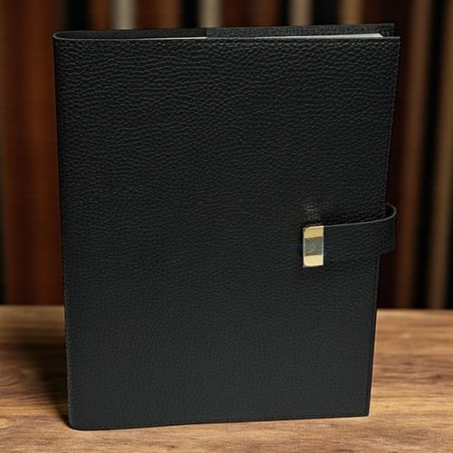 Victoria Journals Executive Vegan Çizgili Deri Defter
