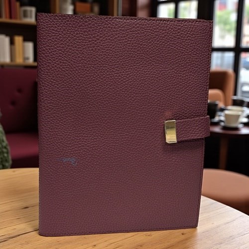Victoria Journals Executive Vegan Deri Defter Çizgili 176 Sayfa Bordo