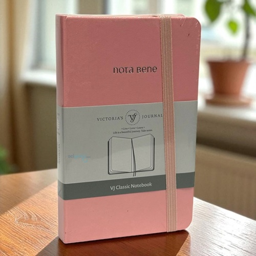 Victoria's Journals Note Bene Çizgili Not Defteri Pembe
