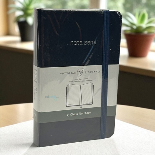 Victoria's Journals Note Bene Çizgili Not Defteri Lacivert