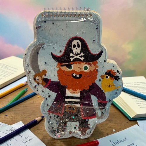 Vuki Şekilli Sulu A5 Çizgisiz Defter Korsan