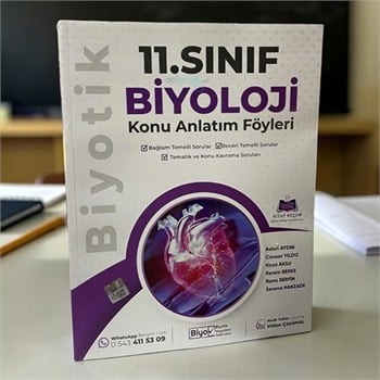 11. Sınıf Biyoloji Konu Anlatım Föyleri Biyotik Yayınları