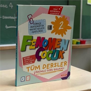2.sınıf Tüm Dersler Çözümlü Soru Bankası Fenomen Yayınları