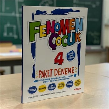 4.sınıf Fenomen Çocuk Tüm Dersler Paket Deneme Fenomen Yayınları