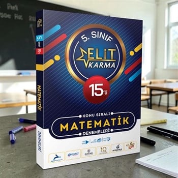 5. Sınıf Elit Karma Matematik 15 Branş Denemeleri Paraf Yayınları