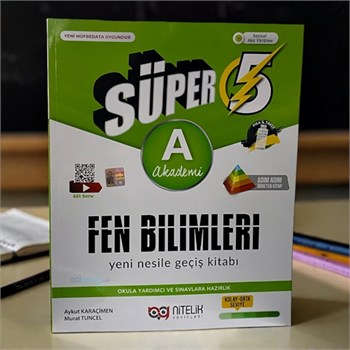 5.sınıf (a) Süper Fen Bilimleri Yeni Nesile Geçiş Kitabı
