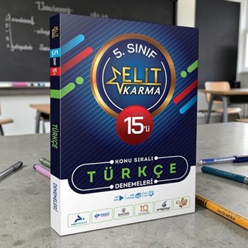5. Sınıf Elit Karma Türkçe 15 Branş Denemeleri Paraf Yayınları