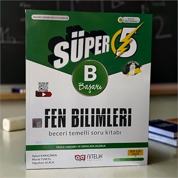 5.sınıf (b) Süper Fen Bilimleri Soru Kitabı Beceri Temelli