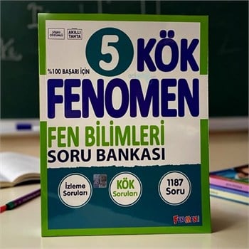 5 Kök Fen Bilimleri Soru Bankası Fenomen Yayınları