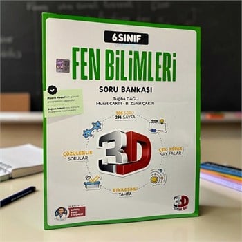 6. Sınıf Fen Bilimleri Soru Bankası 3d Yayınları