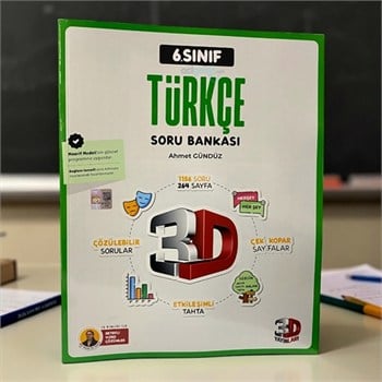 6. Sınıf Türkçe Soru Bankası 3d Yayınları