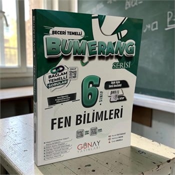 6. Sınıf Fen Bilimleri Bumerang Etkinlikli Soru Bankası Günay Yayınları