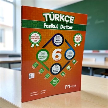 6. Sınıf Türkçe Fasikül Defter Mozaik Yayınları