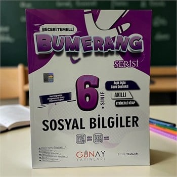 6. Sınıf Sosyal Bilgileri Bumerang Etkinlikli Soru Bankası Günay Yayınları