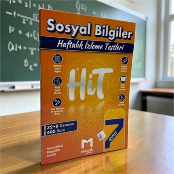 7.sınıf Sosyal Bilgiler Hit 40'lı Deneme Mozaik Yayınları