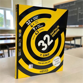 7.sınıf Fen Bilimleri 32 Haftalık Kazanım Denemeleri Hız Yayınları