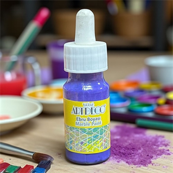 Artdeco Hazır Ebru Boyası 30ml 60 Lila-lilac