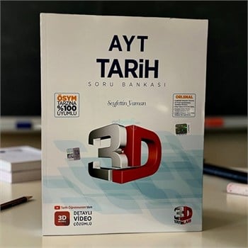 Ayt 3d Tarih Tamamı Video Çözümlü Soru Bankası 3d Yayınları