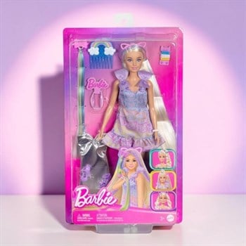Barbie Upuzun Muhteşem Saçlı Bebek Saç Tasarım Oyun Seti Jct72