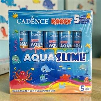 Cadence Kooky Aqua Slime Deniz Canlıları Seti 5 Renk