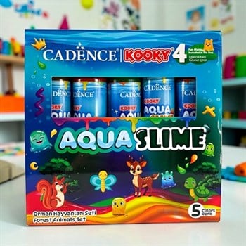 Cadence Kooky Aqua Slime Orman Hayvanları Seti 5 Renk