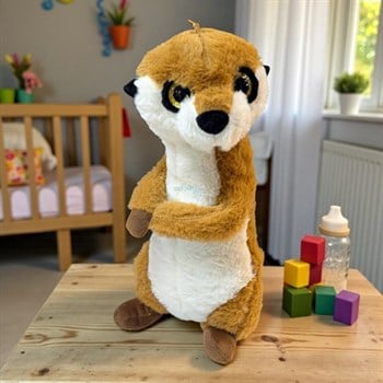 Cam Göz Gelincik Peluş Oyuncak 35 Cm