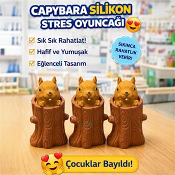 Capybara Slikon Stres Oyuncağı