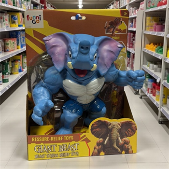 Kinder Stress Releıf Toy Large Esneyen Soft Elephant