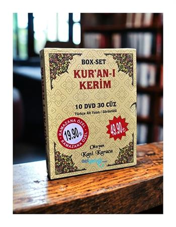 Kur'an I Kerim Box Set 10 Dvd 30 Cüz - Kani Karaca