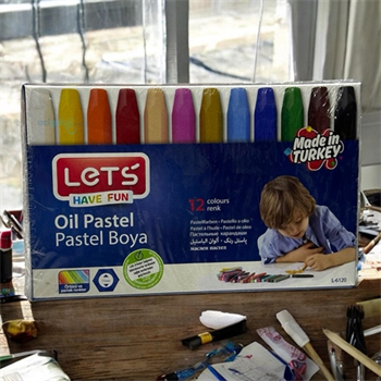 Lets Pastel Boya 12 Renk Karton Kutu