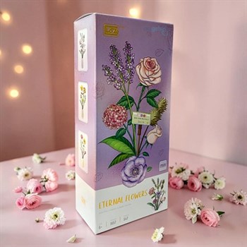 Loz Mikro Blok Çanta Ebedi Çiçekler Lz1657