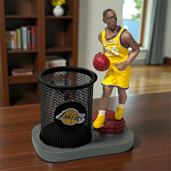 Masa Üstü Lakers Temalı Basketbolcu Figür Kalemlik Kobe Bryant
