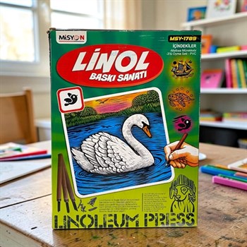 Misyon Linol Baskı Sanatı Kutulu Set 20x30 Cm