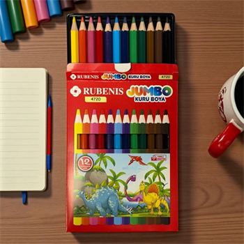 Rubenis Uzun Boy 12'li Jumbo Kuruboya Kalemi